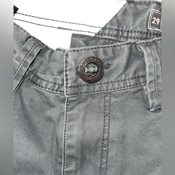 VOLCOM Men’s pants olive green size 29 - Picture 5 of 10